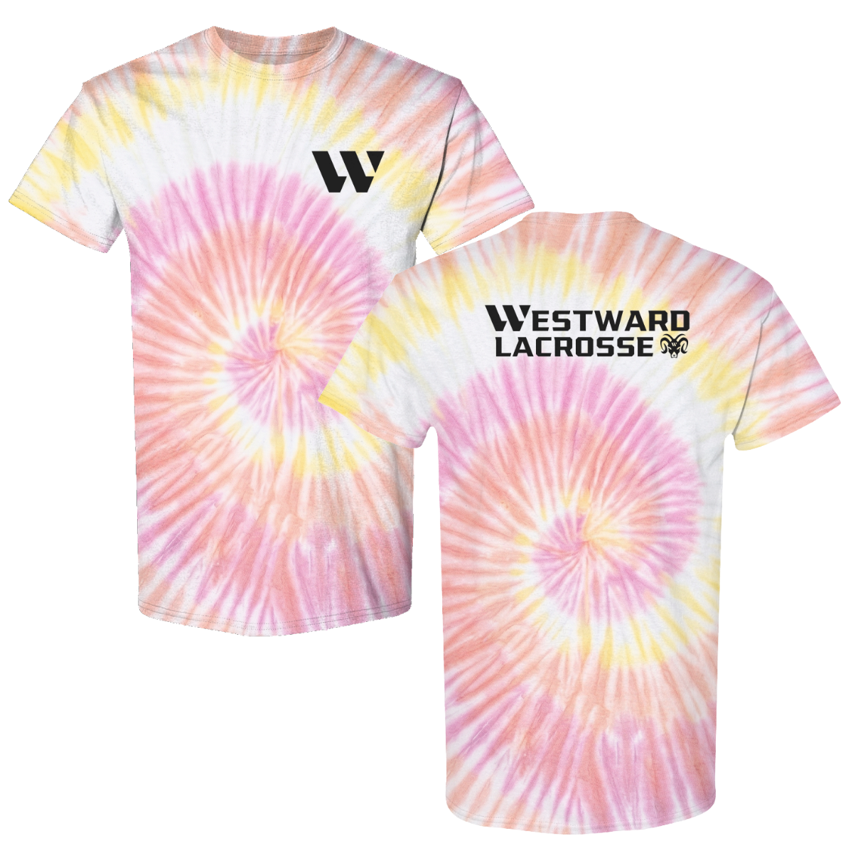 Youth Westward Lacrosse Desert Rose Tie Dye T Shirt