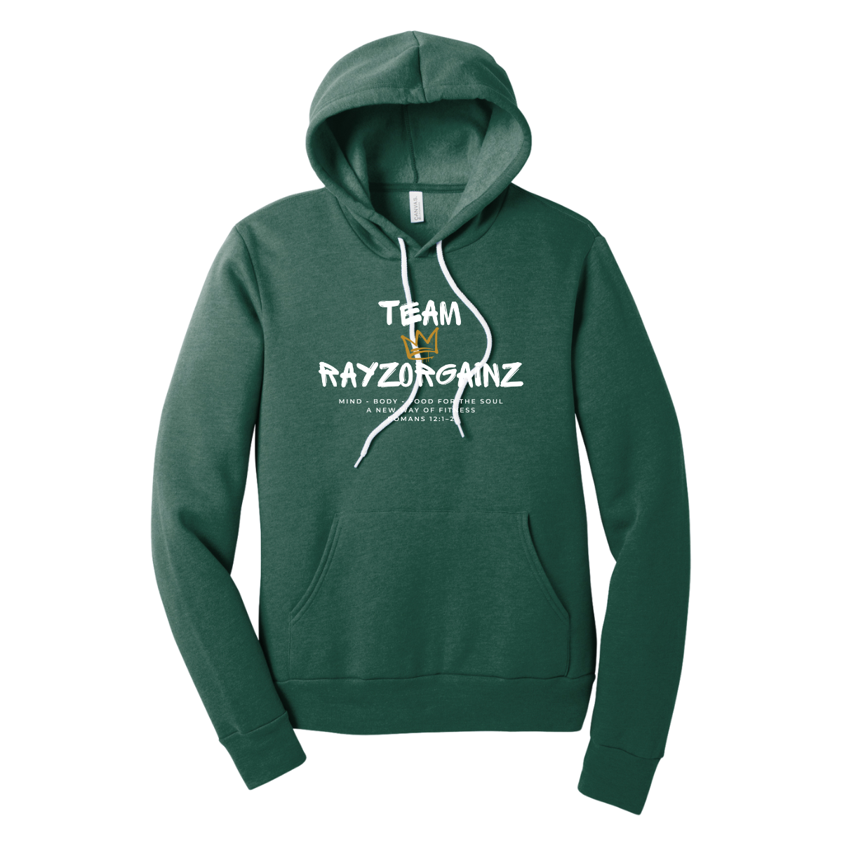 Adult Team Rayzorgainz Bella + Canvas Sponge Fleece Hoodie