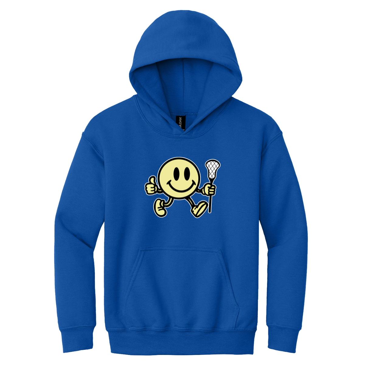 Youth Happy Lax Training Gildan Hoodie