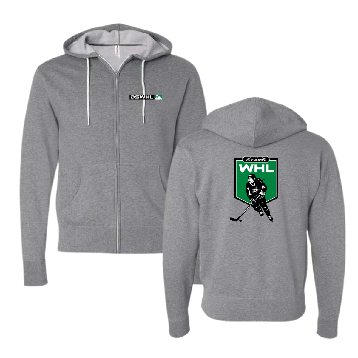 Adult DSWHL ITC Lightweight Full Zip Hoodie