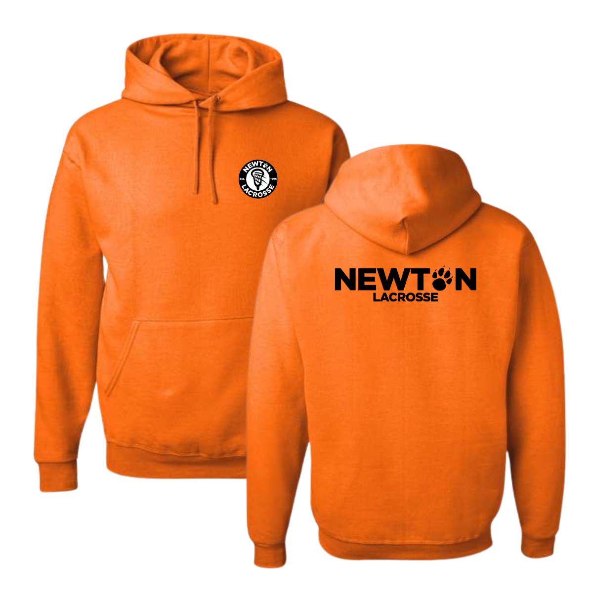 Adult Newton Lacrosse Jerzees Nublend Hoodie