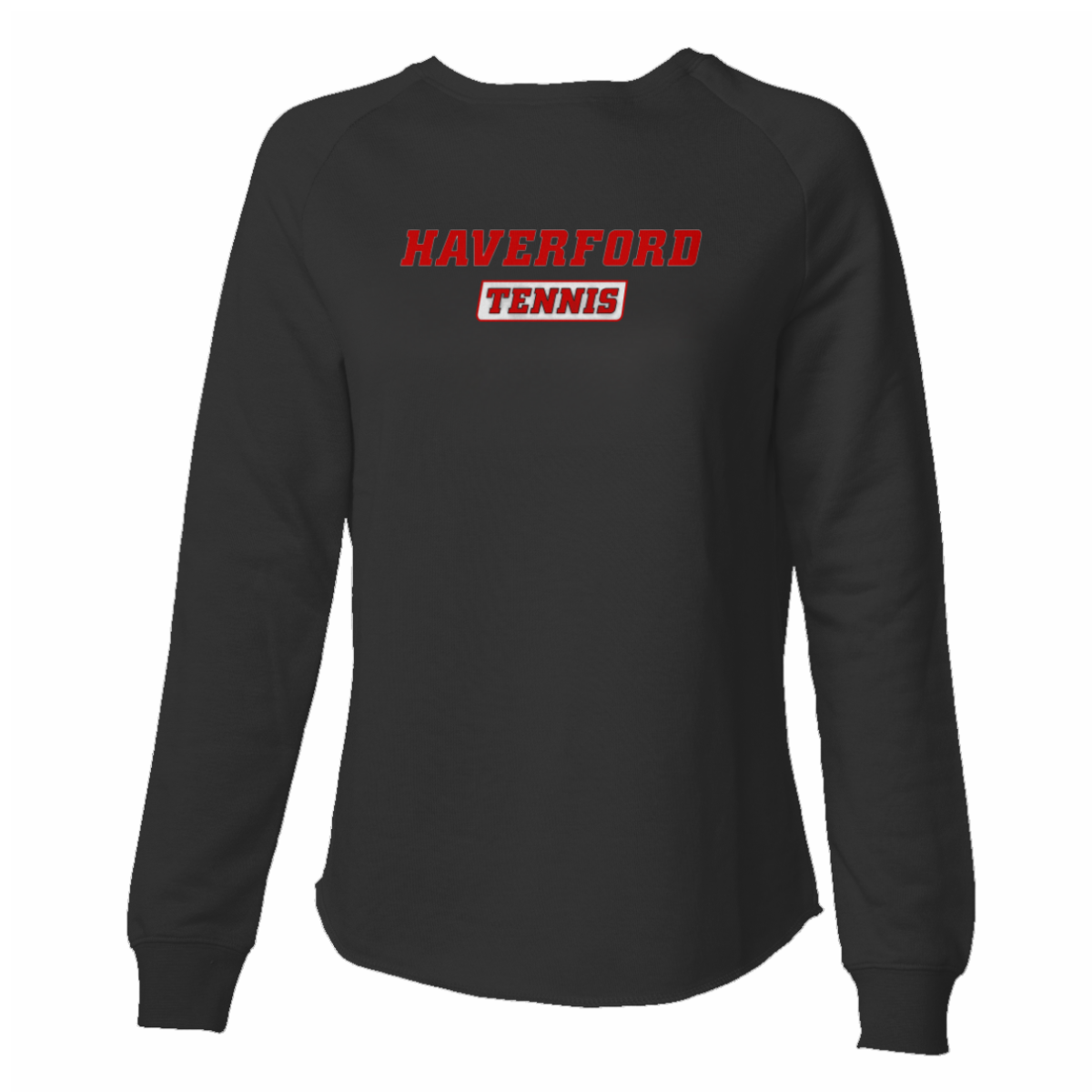 Women's Haverford Tennis Wave Wash Crewneck Sweatshirt