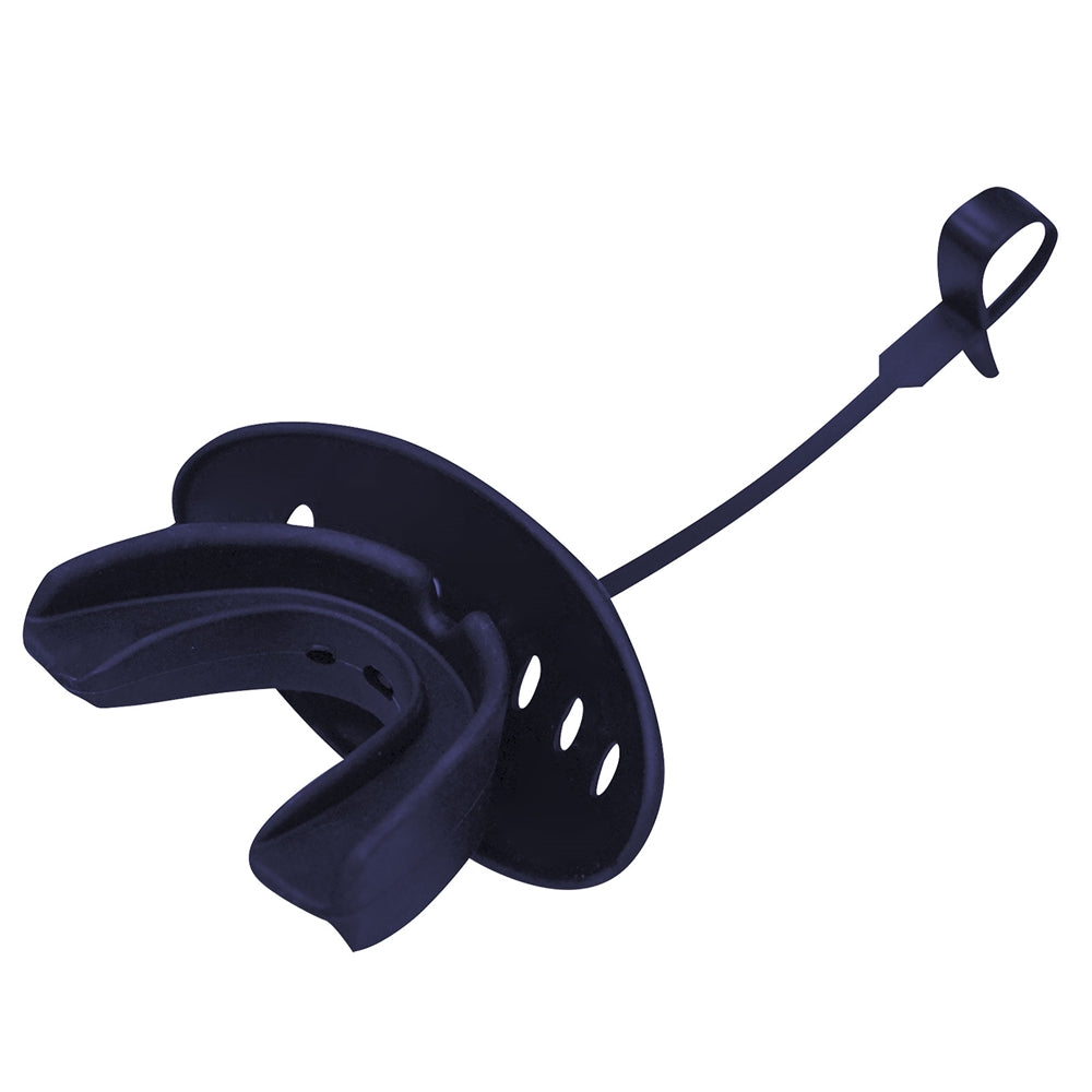 BOIL-AND-BITE STRAPPED MOUTHGUARD W/LIP PROTECTOR - AF56NY