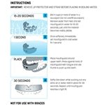 BOIL-AND-BITE STRAPPED MOUTHGUARD W/LIP PROTECTOR - AF56YSC