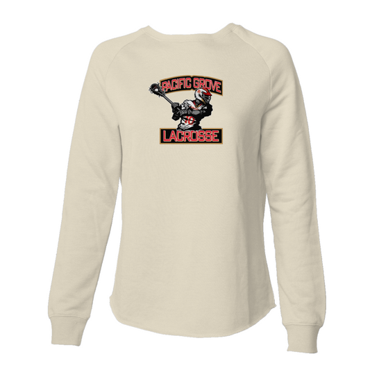 Women's PGHS Lacrosse Wave Wash Crewneck Sweatshirt