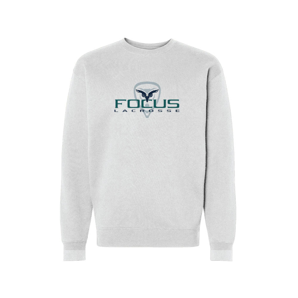 Adult Focus Lacrosse ITC Heavyweight Crewneck Sweatshirt