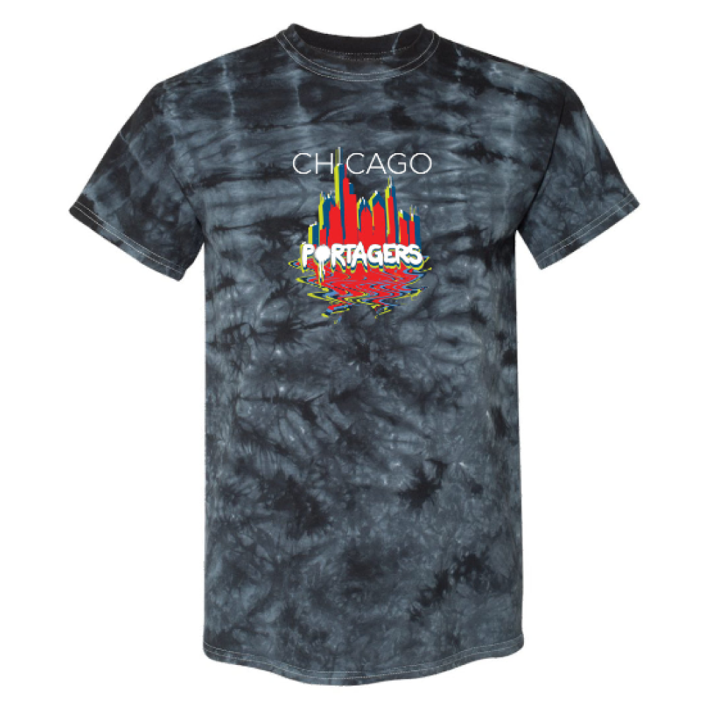 Adult Chicago Portagers Tie Dye Shirt