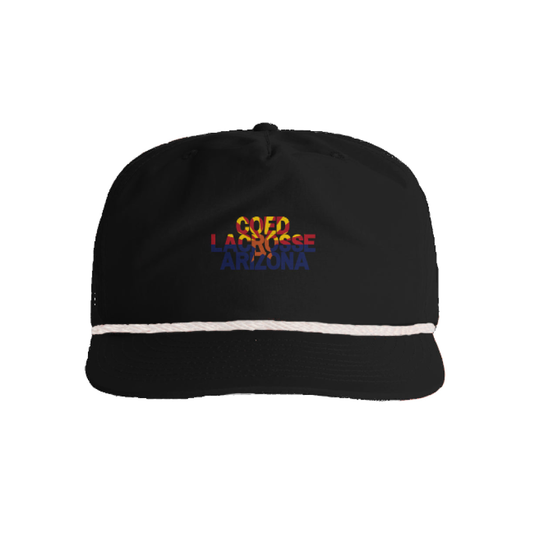 Coed Lacrosse Arizona Surf Rope Cap