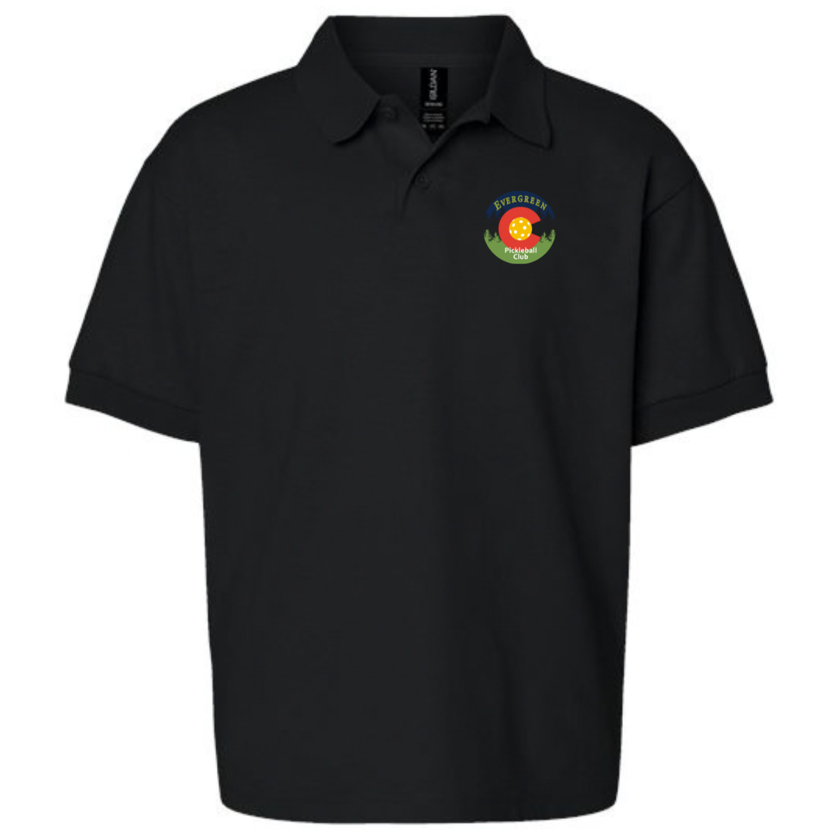 Adult Evergreen Pickleball Gildan Dryblend Polo
