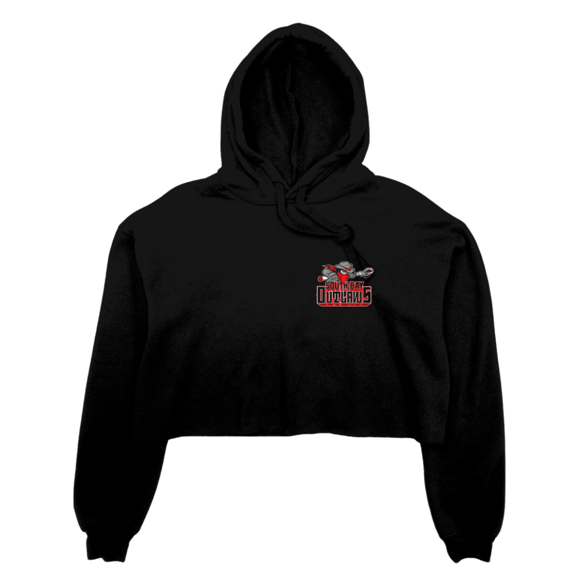 Women's South Bay Outlaws Bella + Canvas Cropped Hoodie