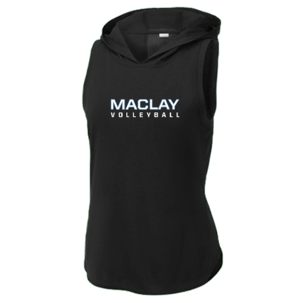Women's Maclay Volleyball Sport-Tek Tri-Blend Hoodie Tank