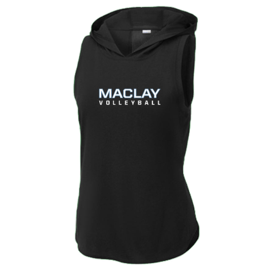 Women's Maclay Volleyball Sport-Tek Tri-Blend Hoodie Tank