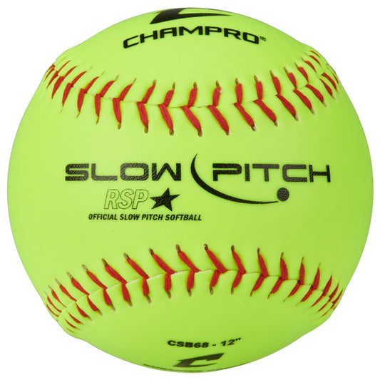12" SLOWPITCH PRACTICE SOFTBALL - CSB68