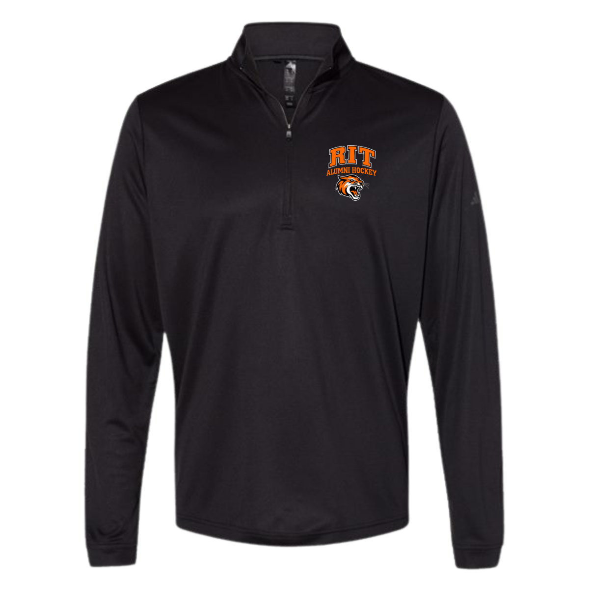 Adult RIT Hockey Alumni Adidas Lightweight Quarter-Zip Pullover
