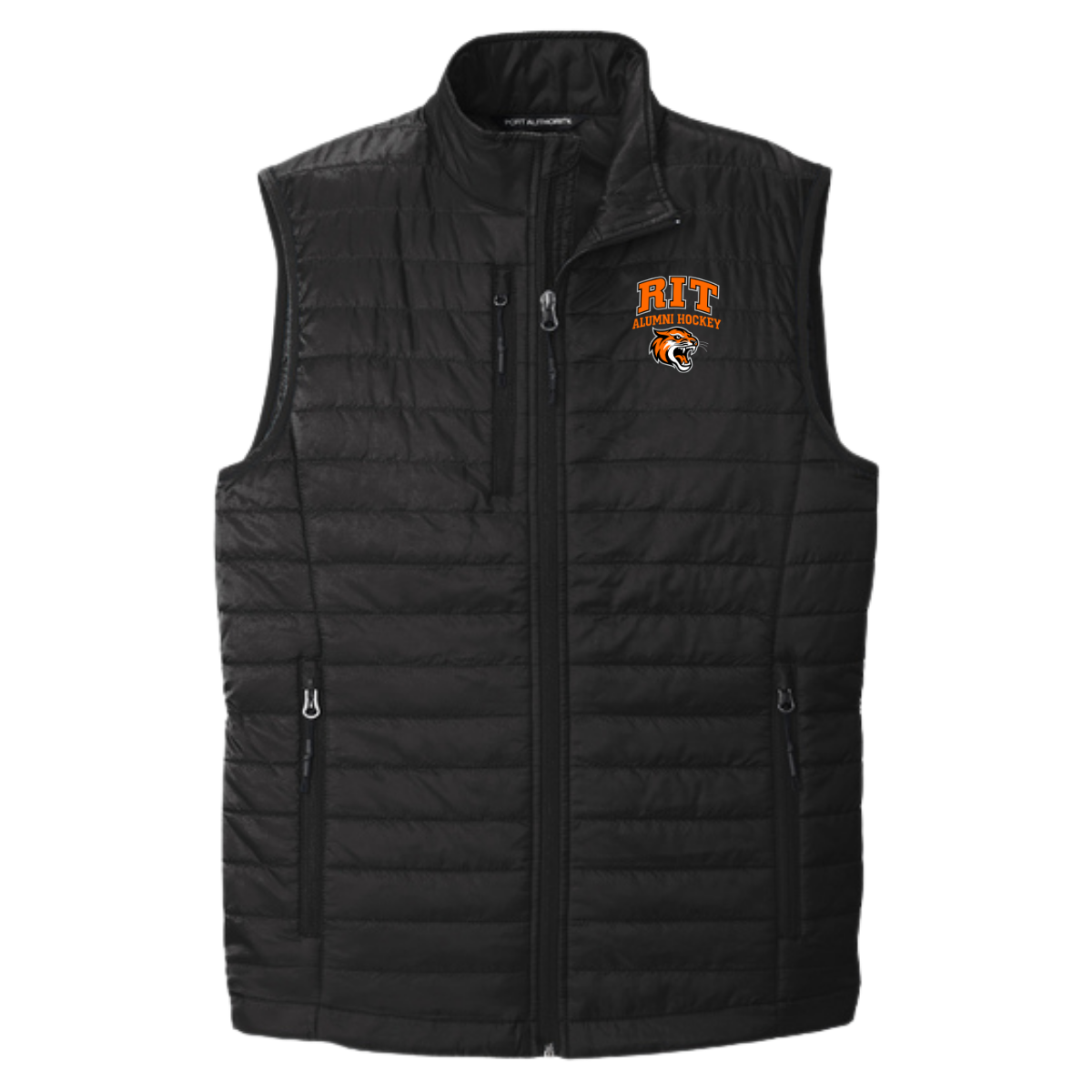 Adult RIT Hockey Alumni Port Authority Packable Puffy Vest