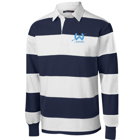 Adult Wilton Lacrosse Sport-Tek Classic Long Sleeve Rugby Polo