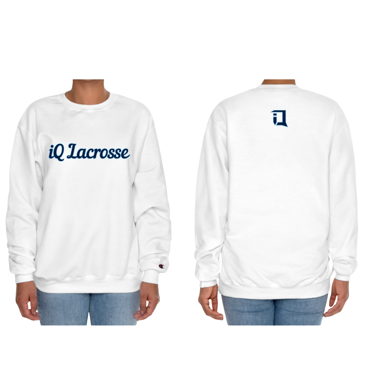 Champion Crewneck Sweatshirt A (Navy Logo)