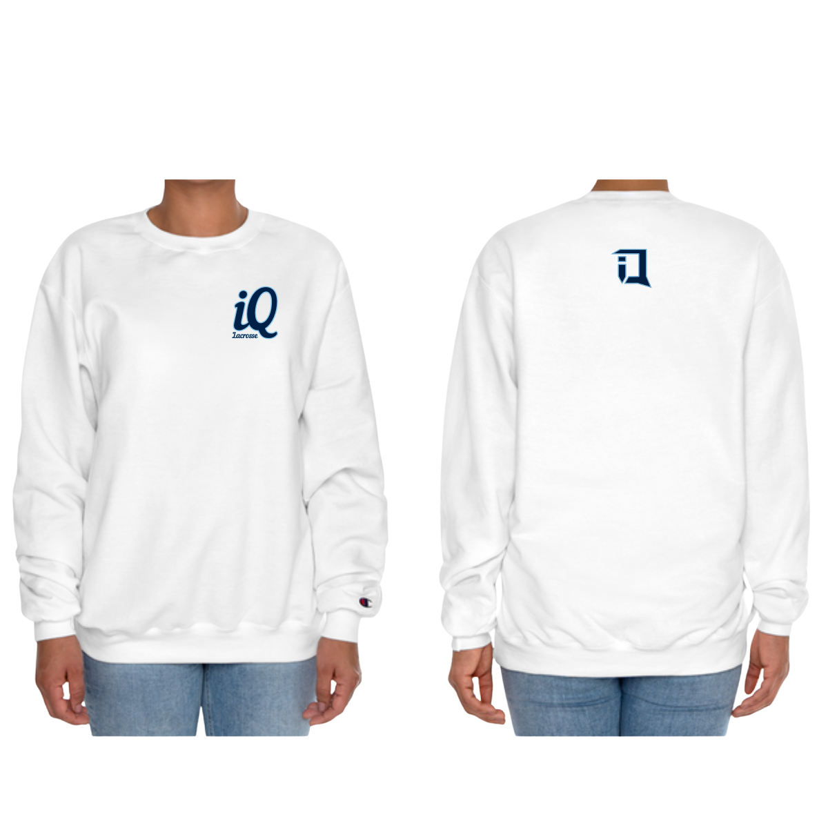 Champion Crewneck Sweatshirt B (Navy Logo)
