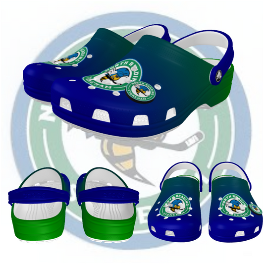 NRS Hockey Crocs Classic Clogs + Jibbitz - Fade