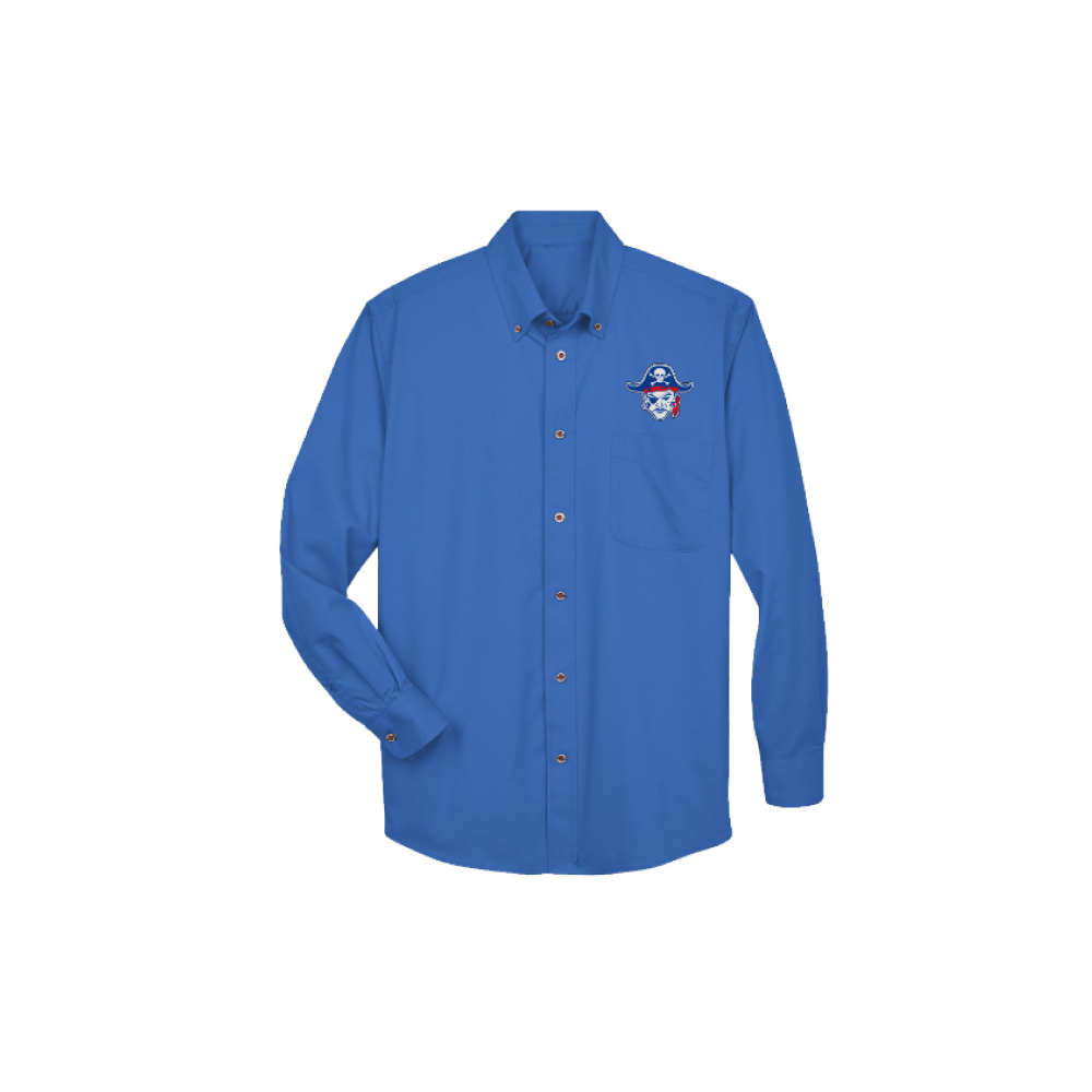 Adult Fairport Football and Cheer Button Down Shirt
