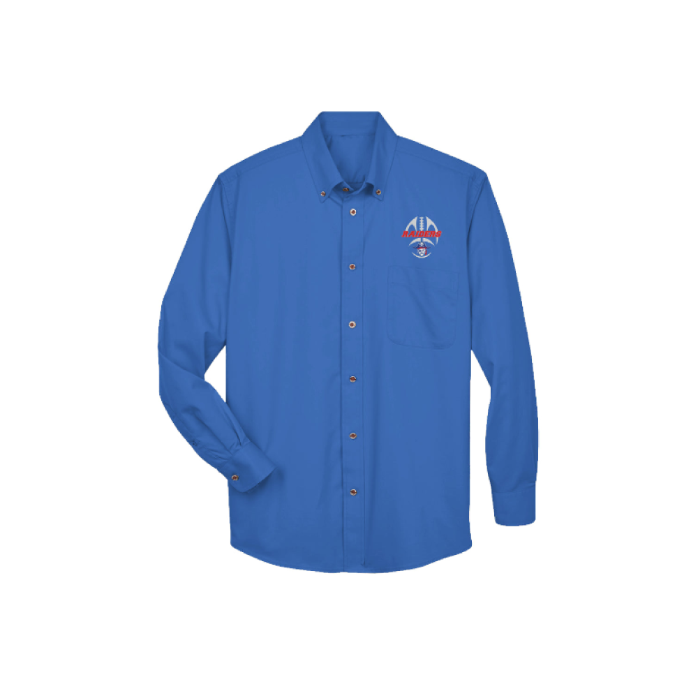 Adult Fairport Football and Cheer Button Down Shirt