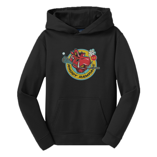 Youth Rampage Sport-Tek Fleece Hooded Pullover