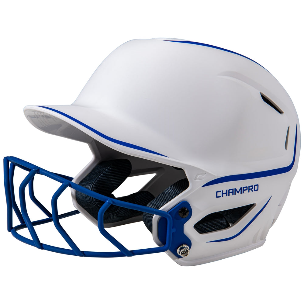 HXE FASTPITCH MATTE TWO-TONE BATTING HELMET - HXEFPM2RYL