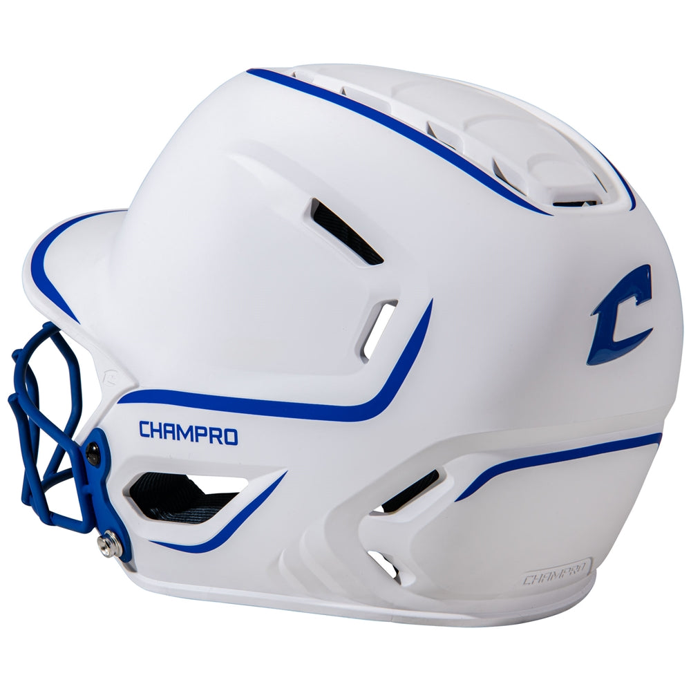HXE FASTPITCH MATTE TWO-TONE BATTING HELMET - HXEFPM2RYL