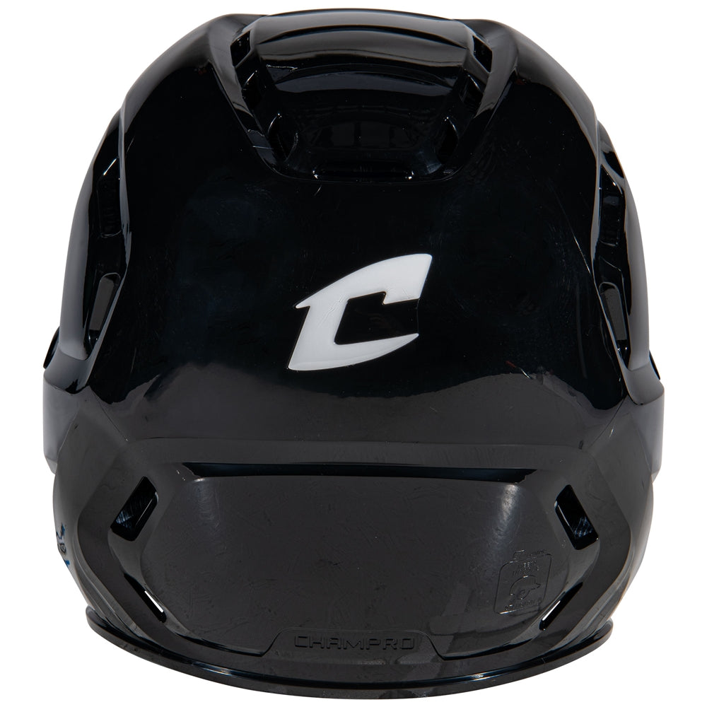 HXE FASTPITCH UNCOATED BATTING HELMET - HXEFPSBL