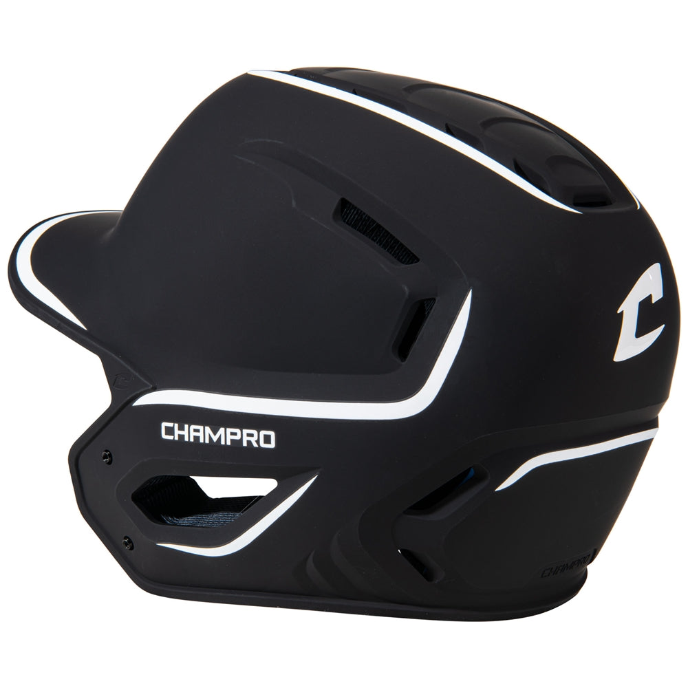 HXE TWO-TONE MATTE BASEBALL HELMET - HXEM2BL