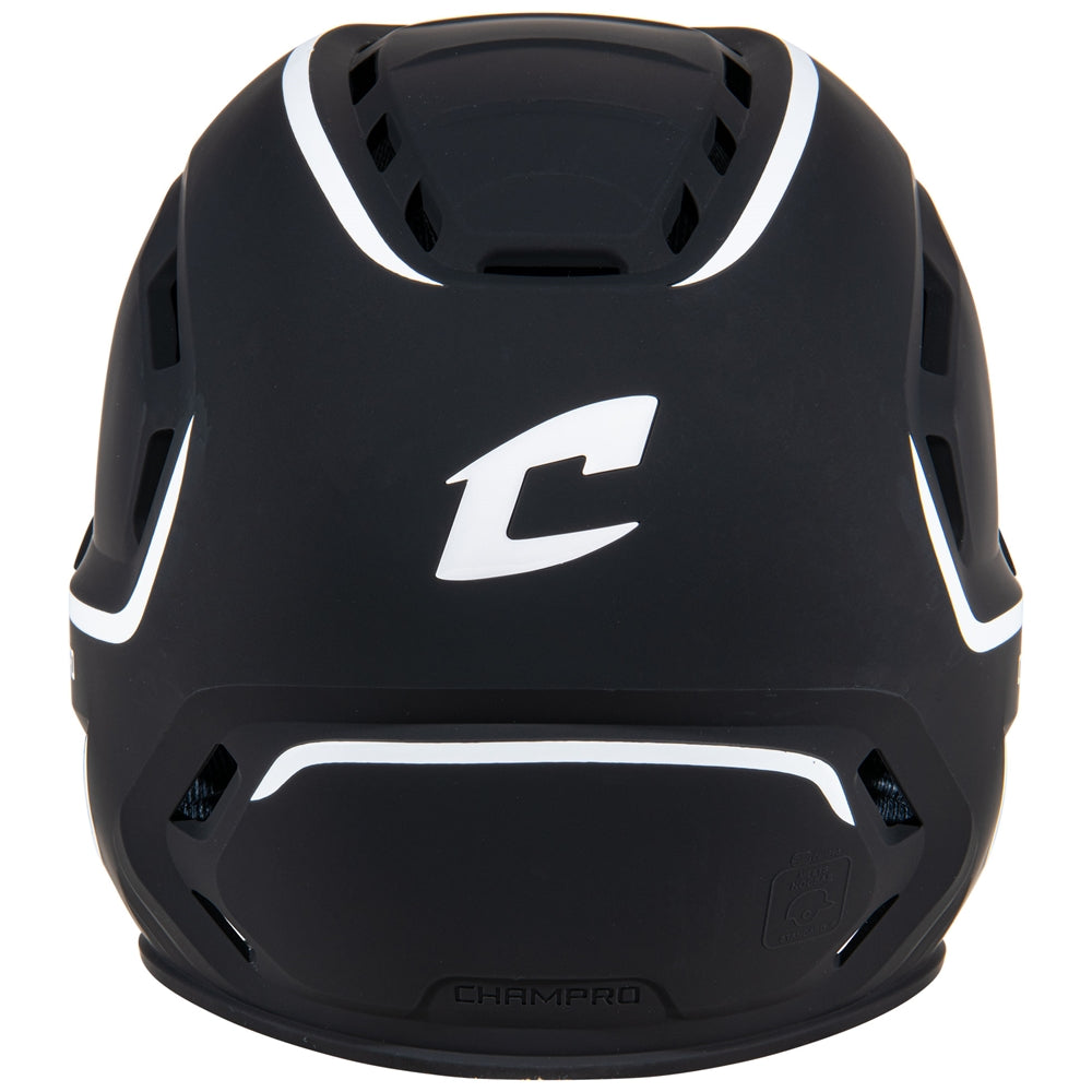 HXE TWO-TONE MATTE BASEBALL HELMET - HXEM2BL