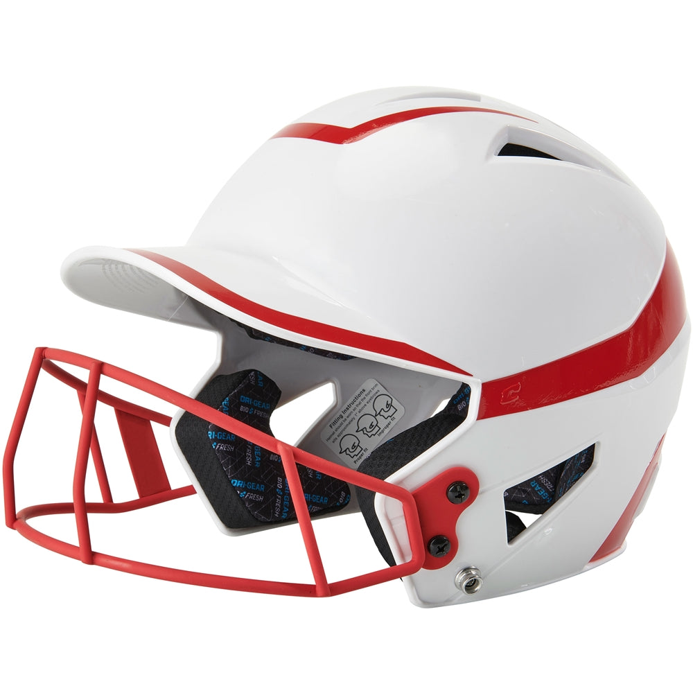 HX RISE PRO BATTING HELMET W/FACEMASK - HXFPG2SCJ