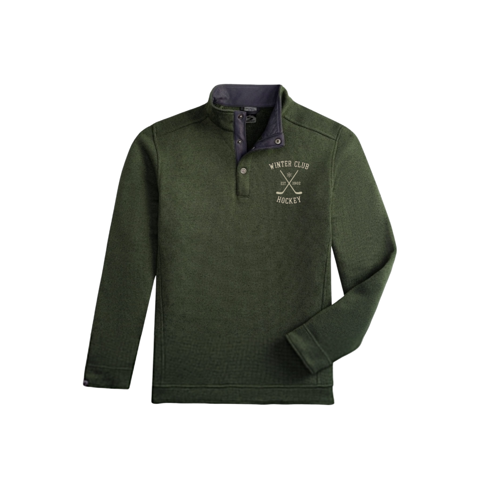 Winter Club Men's Overachiever Sweaterfleece – Spruce approved product mockup