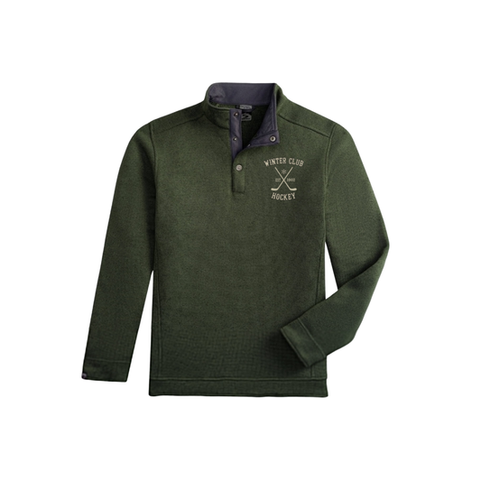 Winter Club Men's Overachiever Sweaterfleece – Spruce approved product mockup
