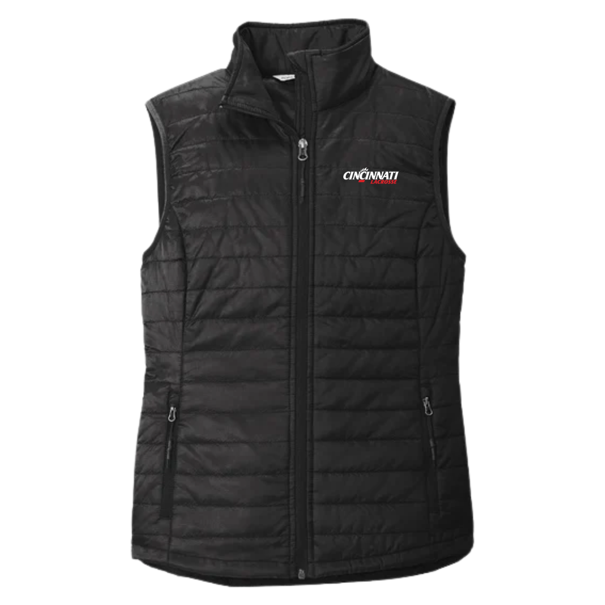 Women's University of Cincinnati Lacrosse Port Authority Packable Puffy Vest