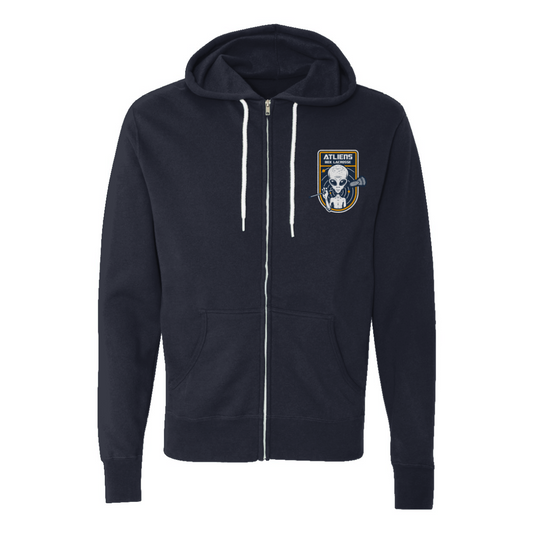Adult ATLiens Lightweight Full Zip Hoodie
