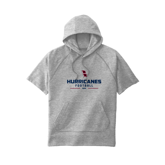 Adult Liberty Football Tri-Blend Fleece S/S Hooded Pullover
