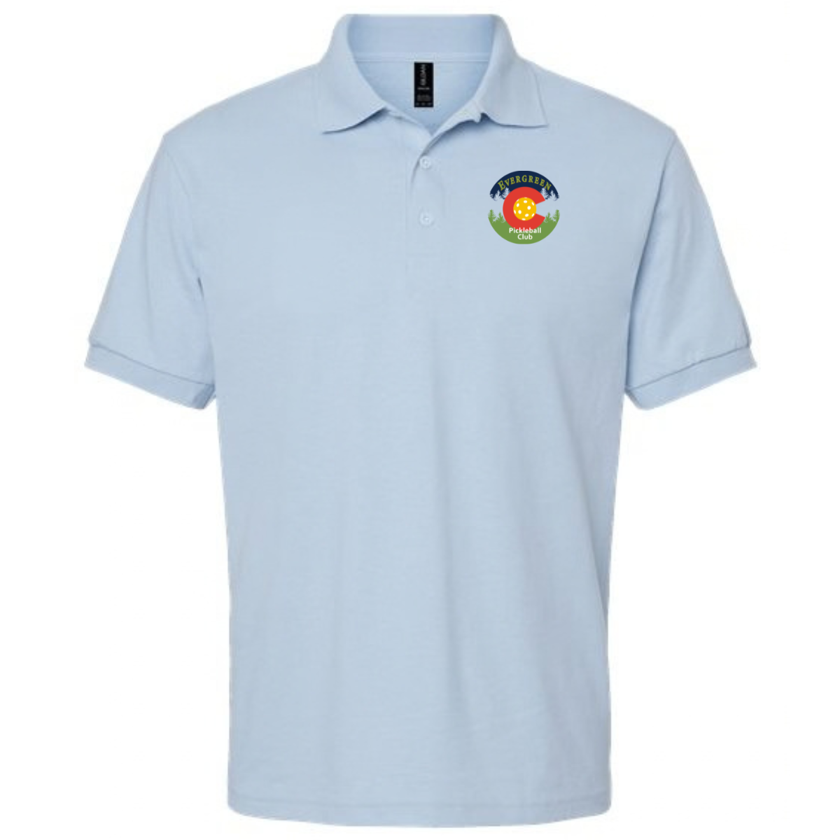 Adult Evergreen Pickleball Gildan Dryblend Polo
