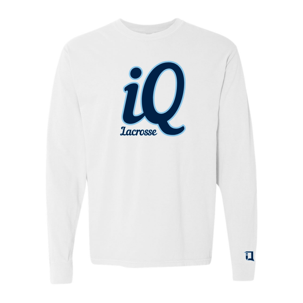 Cotton LS T-Shirt B (Navy Logo)