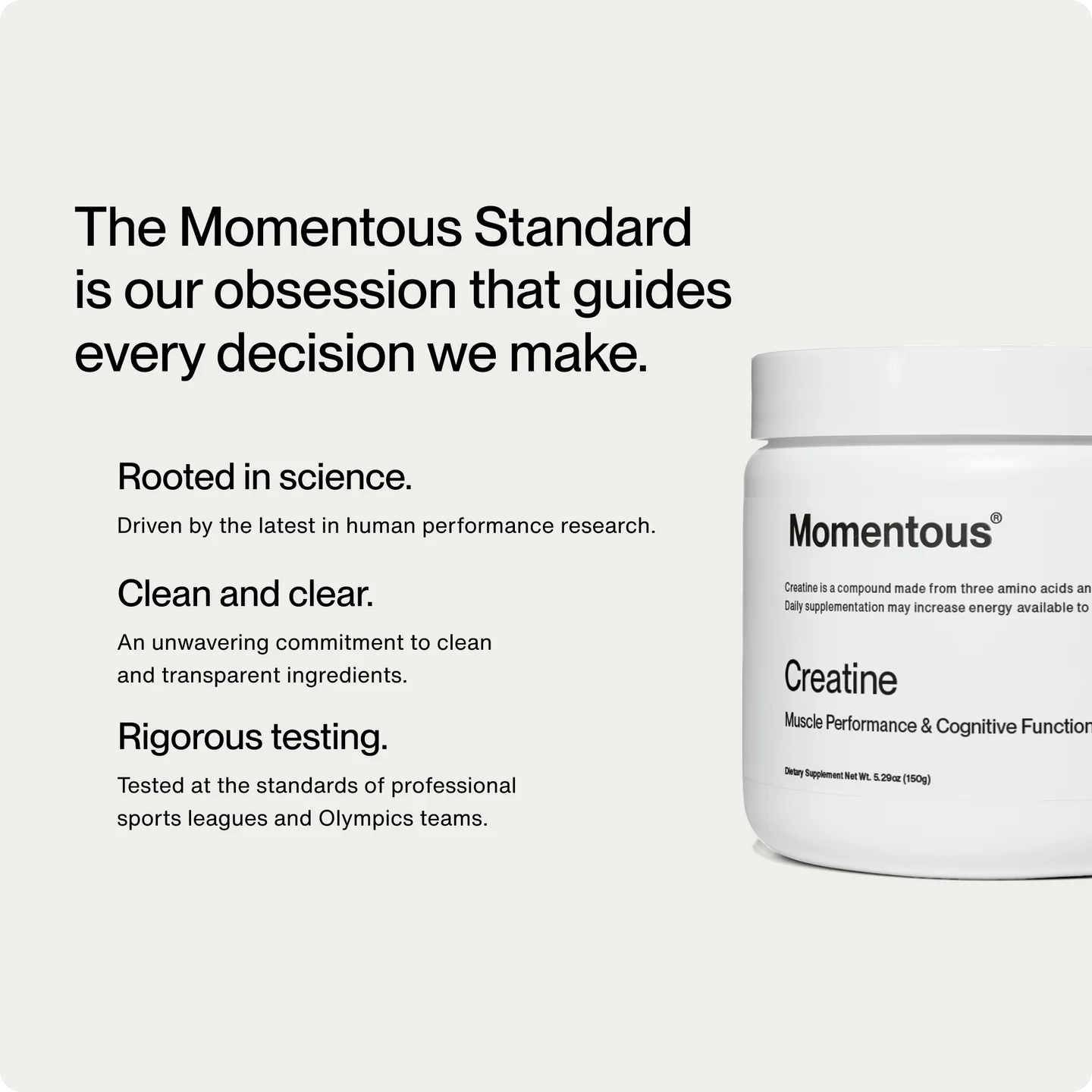 The Momentous Three