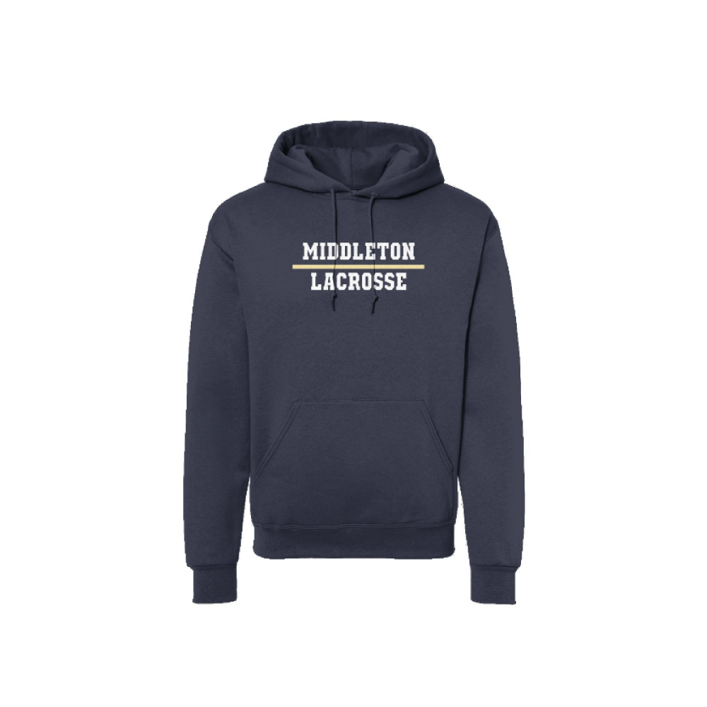 Adult Middleton Lacrosse Jerzees Blend Hoodie