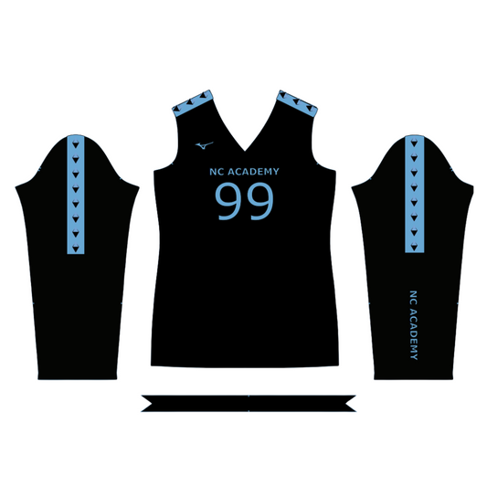 NC Academy Mizuno Long Sleeve Team Jersey - Black