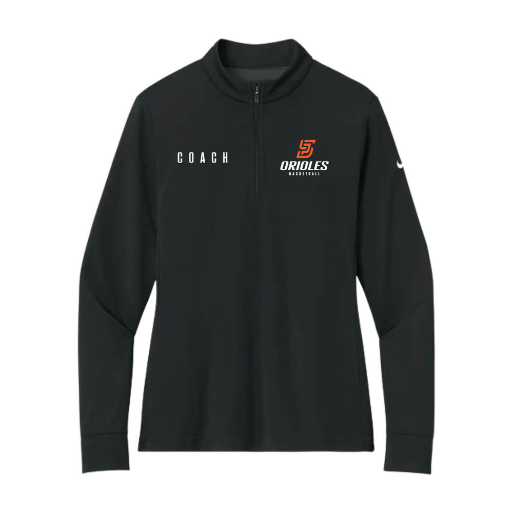 Nike Women’s Essential Half-Zip Cover-Up with SLP Orioles Basketball embroidery
