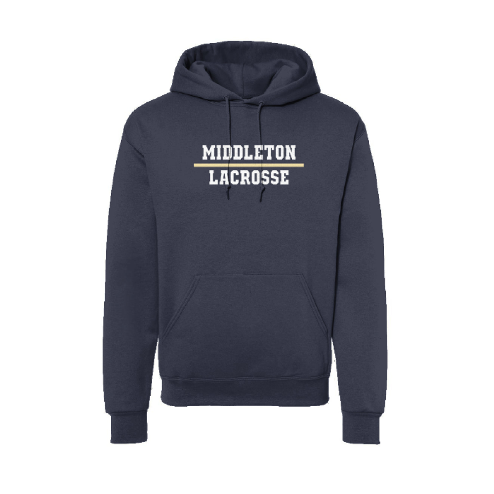 Adult Middleton Lacrosse Jerzees Blend Hoodie