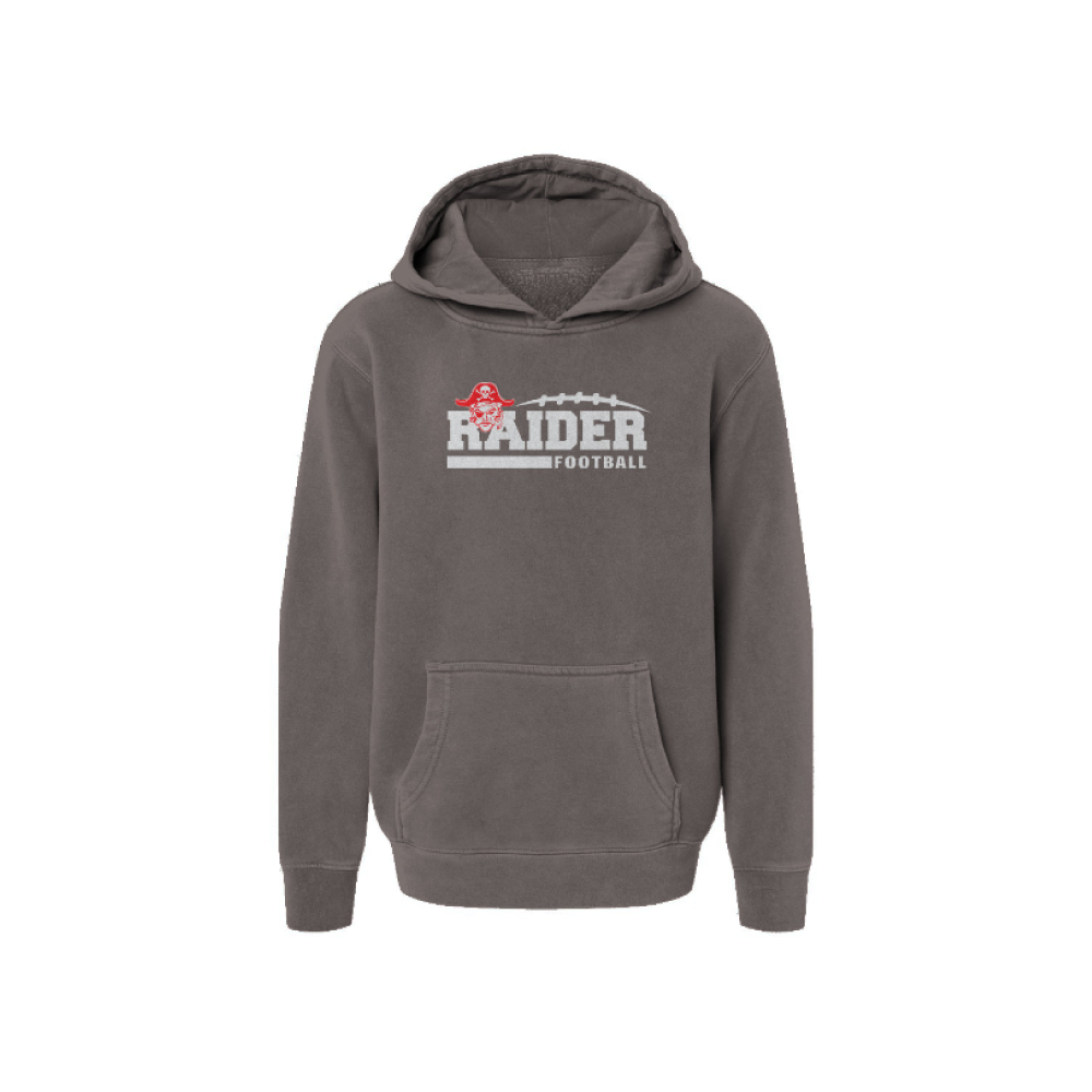 Youth Fairport Football and Cheer Pigment-Dyed Hoodie
