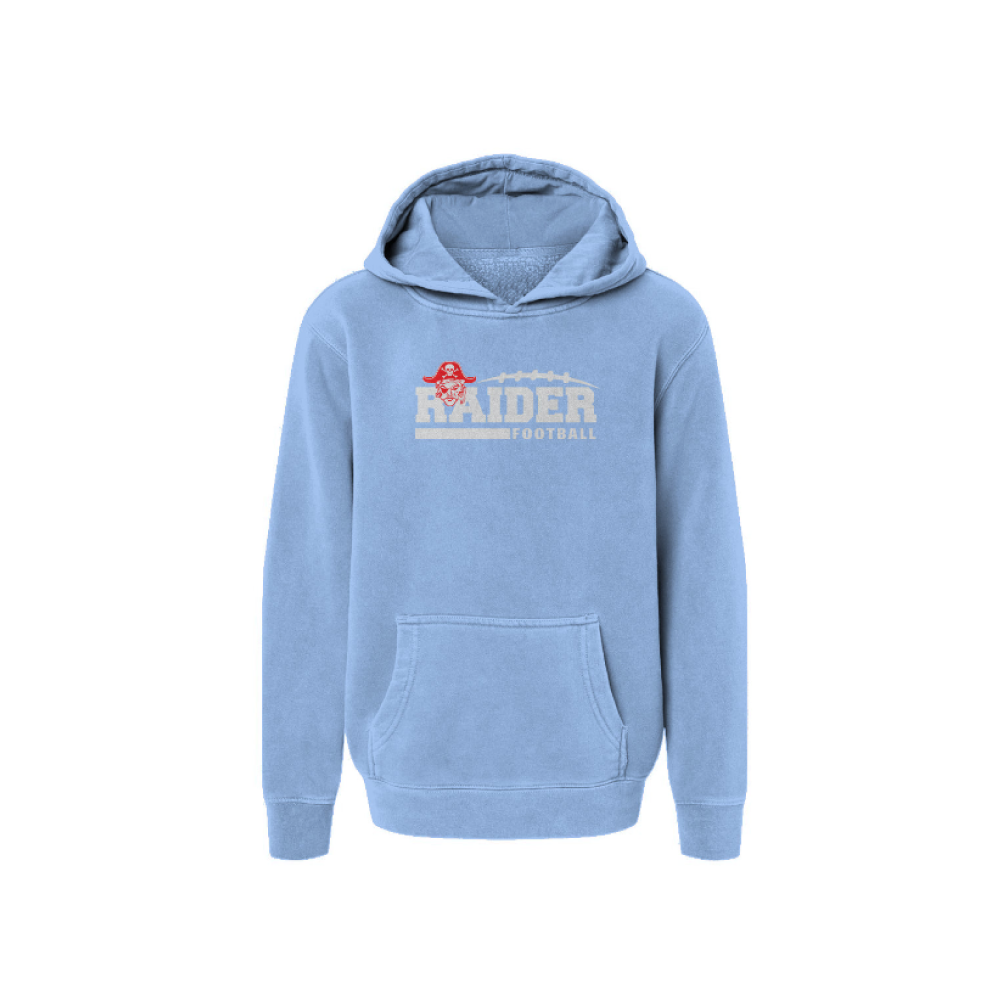 Youth Fairport Football and Cheer Pigment-Dyed Hoodie