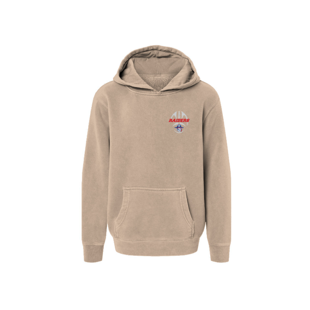 Youth Fairport Football and Cheer Pigment-Dyed Hoodie