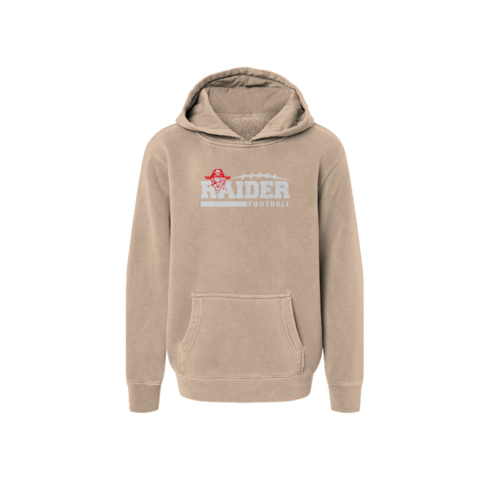 Youth Fairport Football and Cheer Pigment-Dyed Hoodie