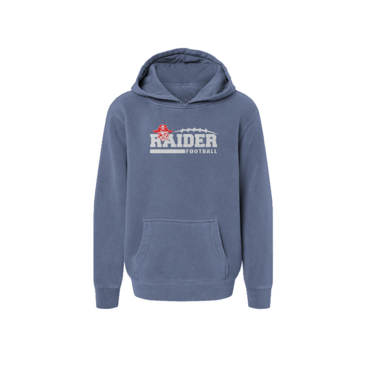 Youth Fairport Football and Cheer Pigment-Dyed Hoodie
