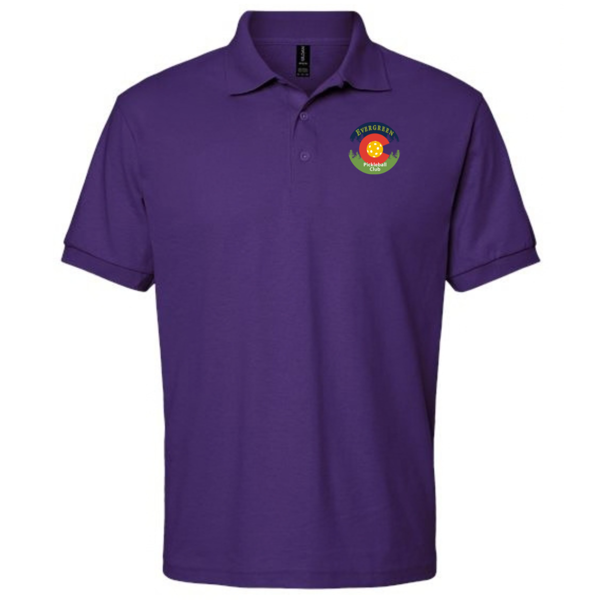 Adult Evergreen Pickleball Gildan Dryblend Polo